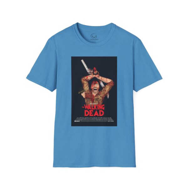 The Walking Dead x The Evil Dead Movie Poster T-Shirt | Unisex Softstyle Shirt for Horror & Zombie Apocalypse Fans - Image 21