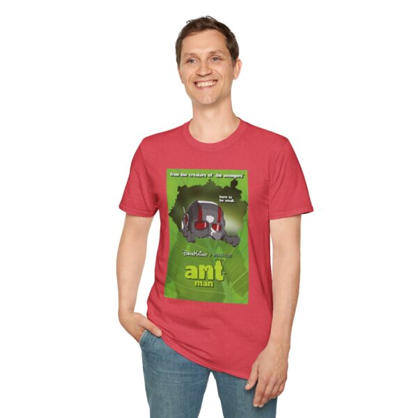 Ant-Man x A Bug’s Life Movie Poster T-Shirt (Parody Mashup) | Unisex Softstyle Shirt for Marvel & Pixar Fans - Image 43