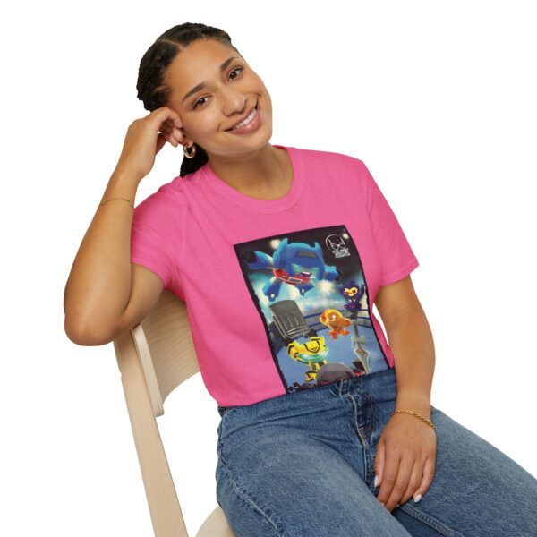 Transformers Wrestling T-Shirt – Main Event Mayhem: Masters of Cybertron | Unisex Softstyle Shirt for 80s Cartoon & Wrestling Fans - Image 36