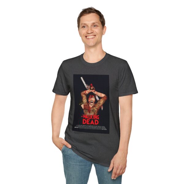The Walking Dead x The Evil Dead Movie Poster T-Shirt | Unisex Softstyle Shirt for Horror & Zombie Apocalypse Fans - Image 27