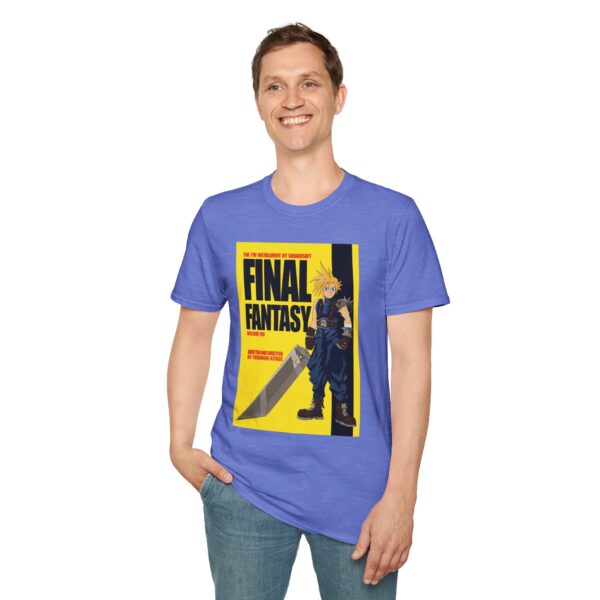 Final Fantasy VII × Kill Bill Vol 1 Movie Poster T-Shirt | Unisex Softstyle Shirt for FF7 & Tarantino Fans - Image 24