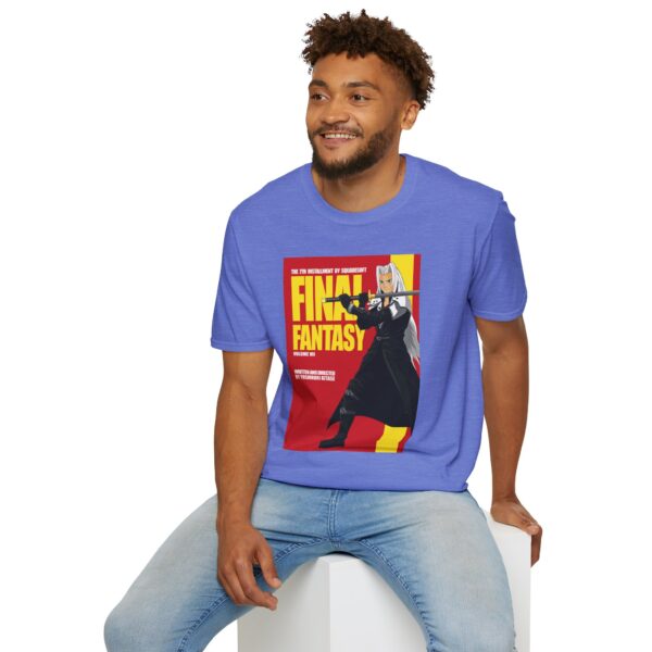 Final Fantasy VII × Kill Bill Vol 2 Movie Poster T-Shirt | Unisex Softstyle Shirt for FF7 & Tarantino Fans - Image 32