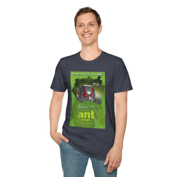 Ant-Man x A Bug’s Life Movie Poster T-Shirt (Parody Mashup) | Unisex Softstyle Shirt for Marvel & Pixar Fans - Image 35
