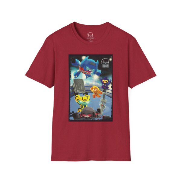 Transformers Wrestling T-Shirt – Main Event Mayhem: Masters of Cybertron | Unisex Softstyle Shirt for 80s Cartoon & Wrestling Fans - Image 37