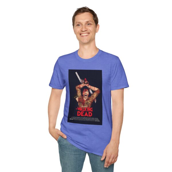 The Walking Dead x The Evil Dead Movie Poster T-Shirt | Unisex Softstyle Shirt for Horror & Zombie Apocalypse Fans - Image 31