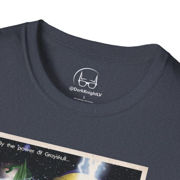 He‑Man x Star Wars Mashup Retro Poster Tee | Unisex Softstyle Graphic Shirt for Sci‑Fi & 80s Cartoon Fans - Image 22