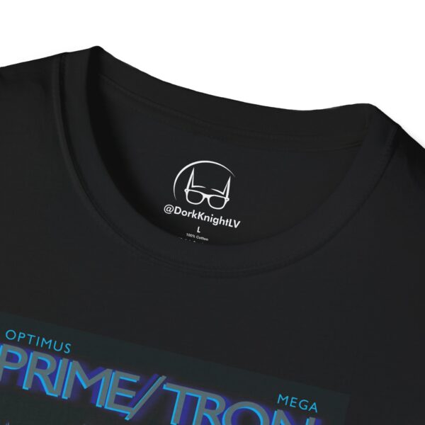 Face/Off × Transformers Movie Poster T‑Shirt | Unisex Softstyle Shirt for 90s Sci‑Fi & 80s Cartoon Fans - Image 4