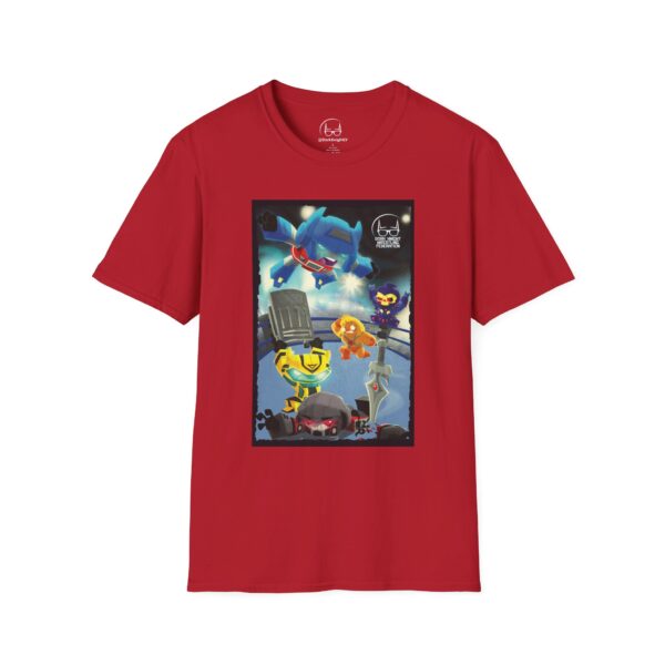 Transformers Wrestling T-Shirt – Main Event Mayhem: Masters of Cybertron | Unisex Softstyle Shirt for 80s Cartoon & Wrestling Fans - Image 40