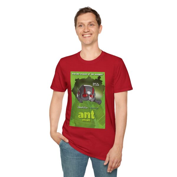 Ant-Man x A Bug’s Life Movie Poster T-Shirt (Parody Mashup) | Unisex Softstyle Shirt for Marvel & Pixar Fans - Image 47