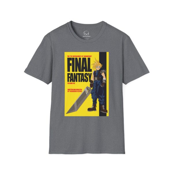 Final Fantasy VII × Kill Bill Vol 1 Movie Poster T-Shirt | Unisex Softstyle Shirt for FF7 & Tarantino Fans - Image 13