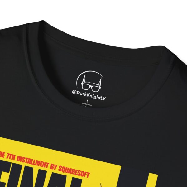 Final Fantasy VII × Kill Bill Vol 1 Movie Poster T-Shirt | Unisex Softstyle Shirt for FF7 & Tarantino Fans - Image 2