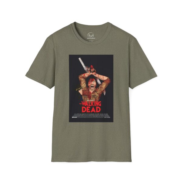 The Walking Dead x The Evil Dead Movie Poster T-Shirt | Unisex Softstyle Shirt for Horror & Zombie Apocalypse Fans - Image 17