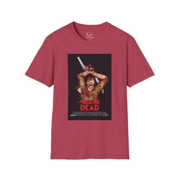 The Walking Dead x The Evil Dead Movie Poster T-Shirt | Unisex Softstyle Shirt for Horror & Zombie Apocalypse Fans - Image 53