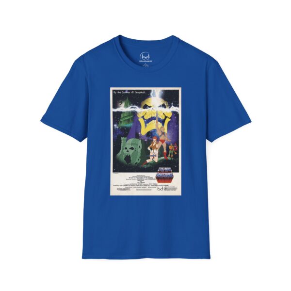 He‑Man x Star Wars Mashup Retro Poster Tee | Unisex Softstyle Graphic Shirt for Sci‑Fi & 80s Cartoon Fans - Image 9