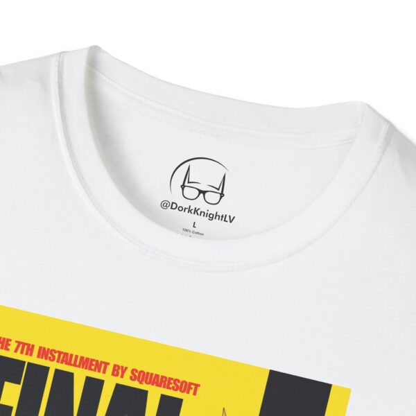 Final Fantasy VII × Kill Bill Vol 1 Movie Poster T-Shirt | Unisex Softstyle Shirt for FF7 & Tarantino Fans - Image 6