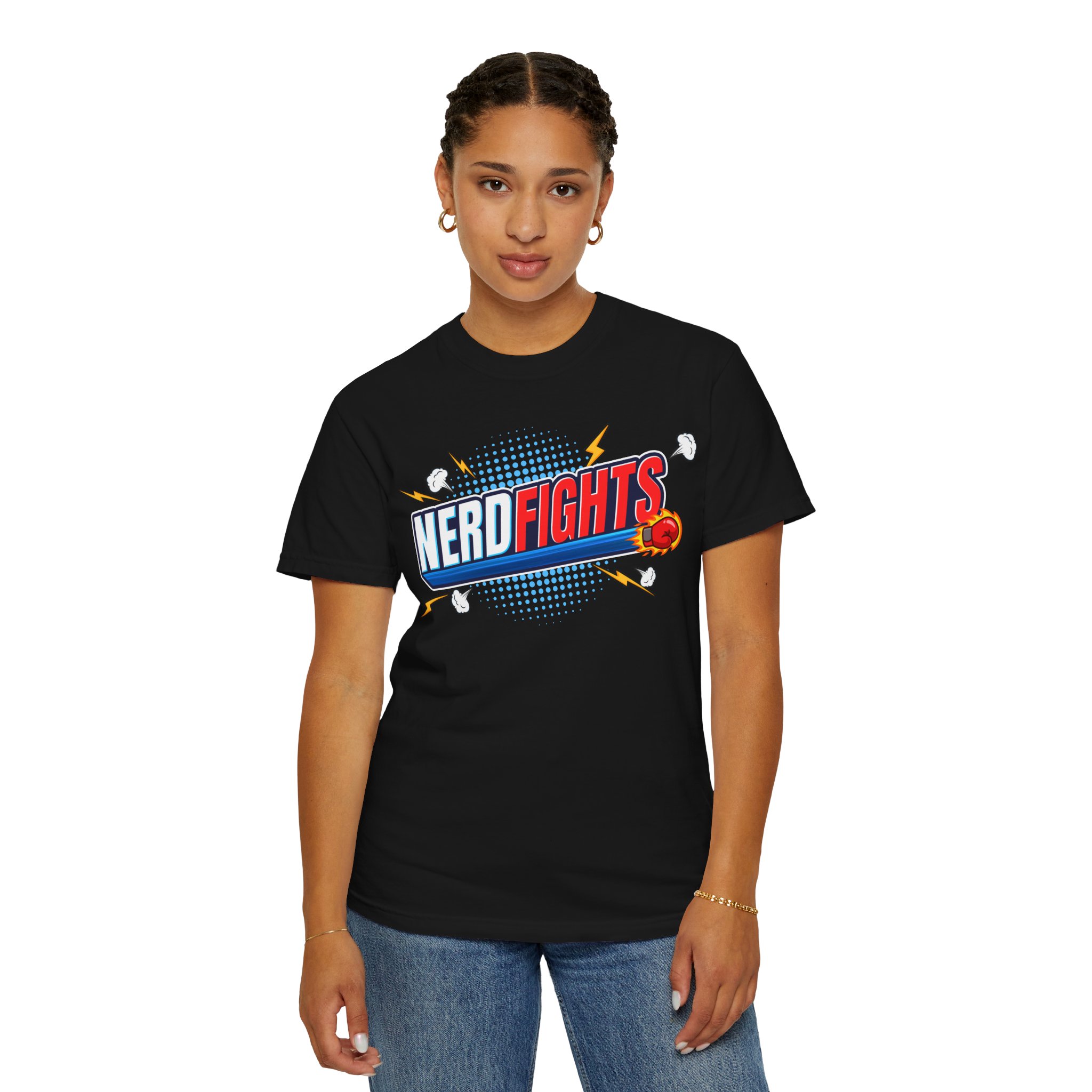 Nerd Fights Graphic T-Shirt - Image 4