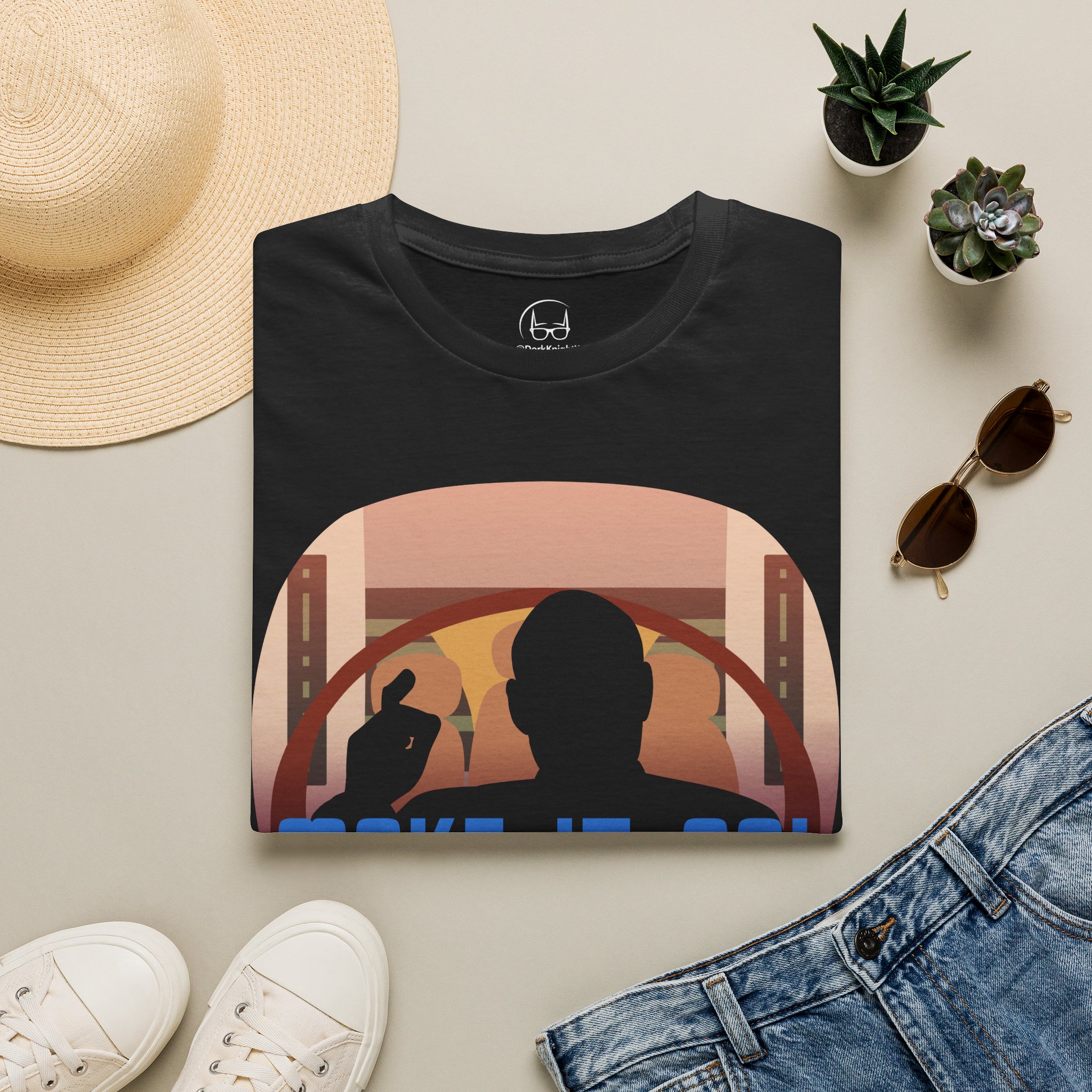 Make It So T-Shirt | Starship Captain Inspired Graphic Tee for Sci-Fi Fans - Image 2