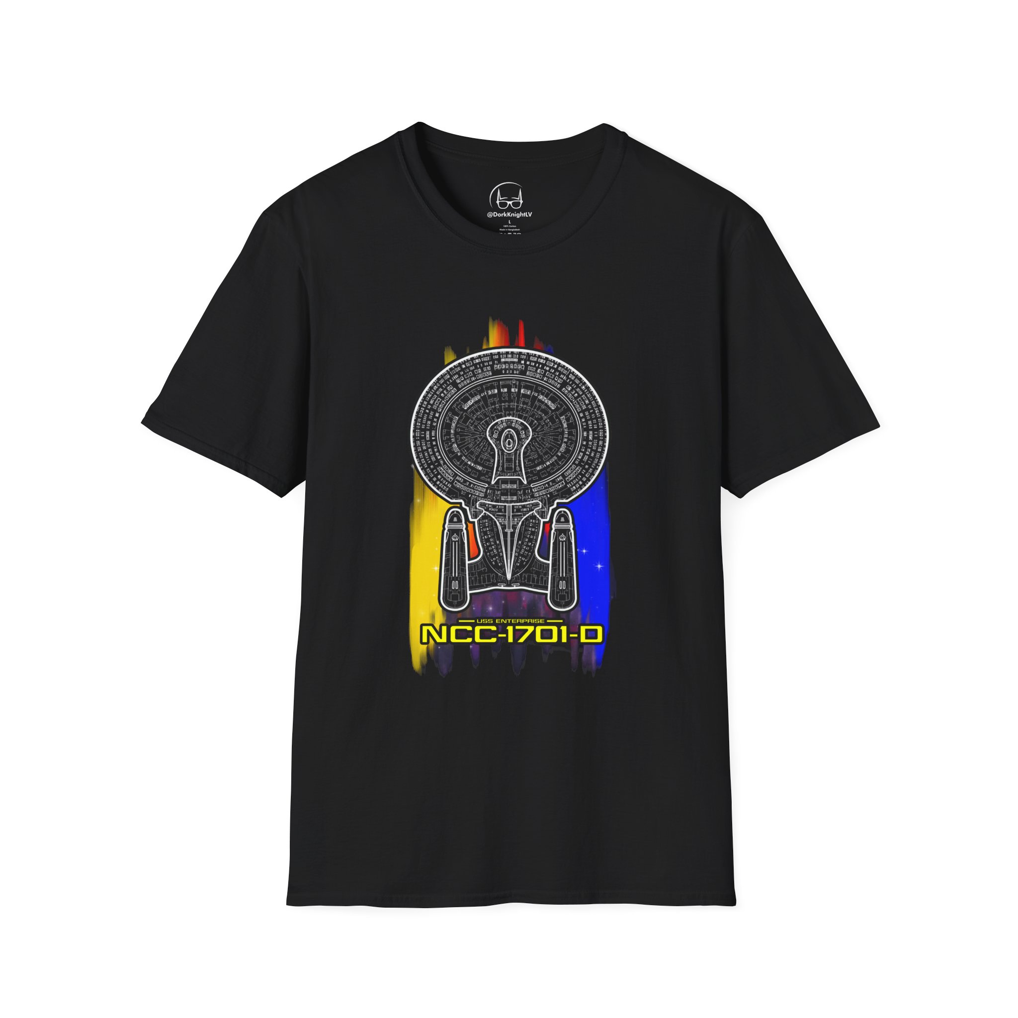 USS Enterprise-D Schematic T-Shirt | Star Trek: The Next Generation Inspired Graphic Tee