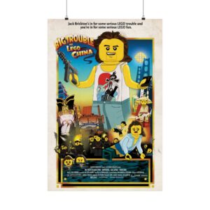 Big Trouble in Lego China Poster | 11 x 17 or 24 x 36 Parody Wall Art