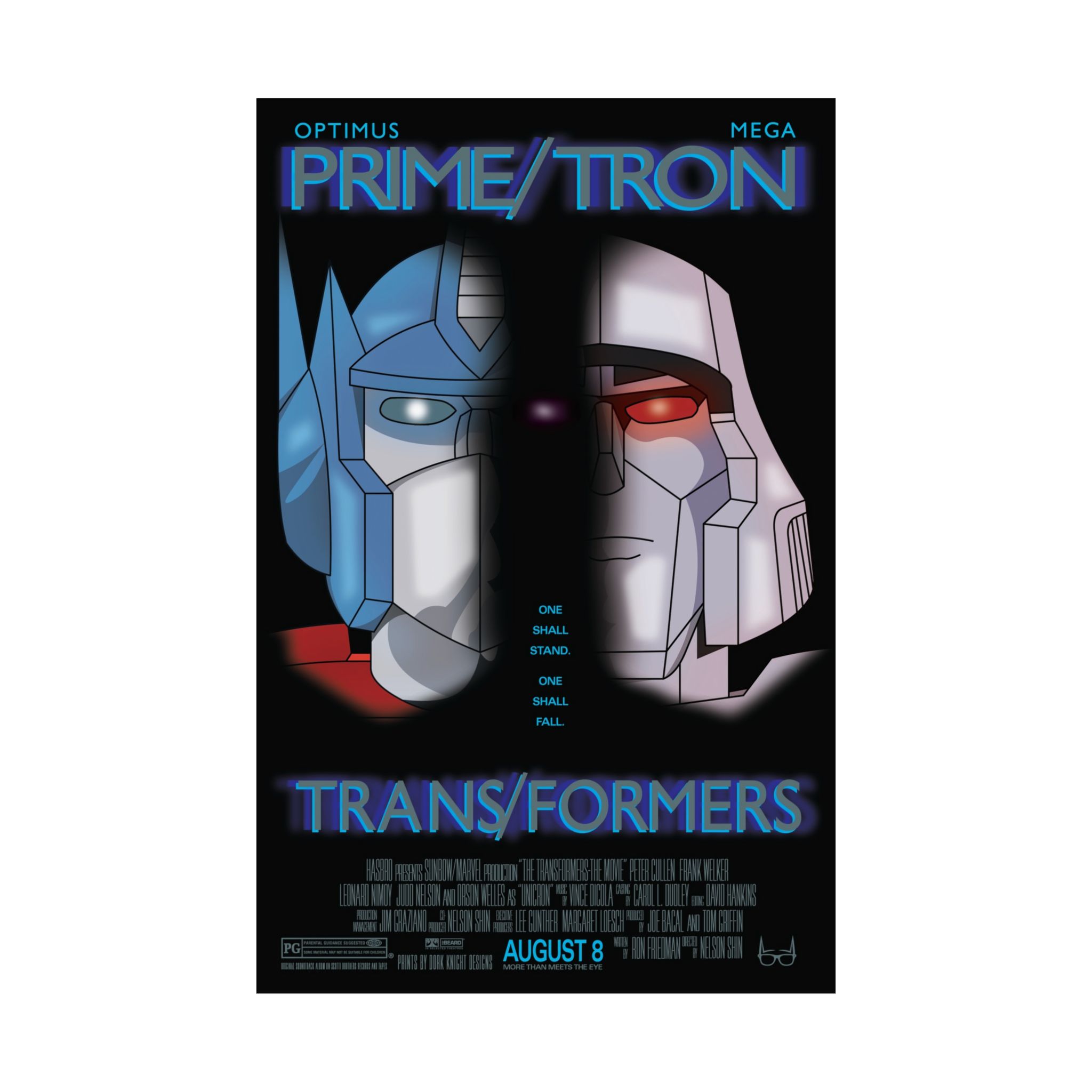 Face/Off × Transformers Movie Poster | 11 x 17 or 24 x 36 Parody Wall Art - Image 10
