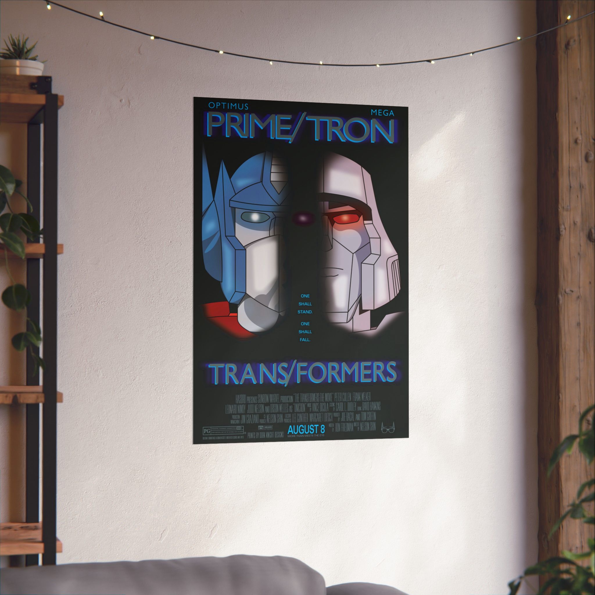 Face/Off × Transformers Movie Poster | 11 x 17 or 24 x 36 Parody Wall Art - Image 6