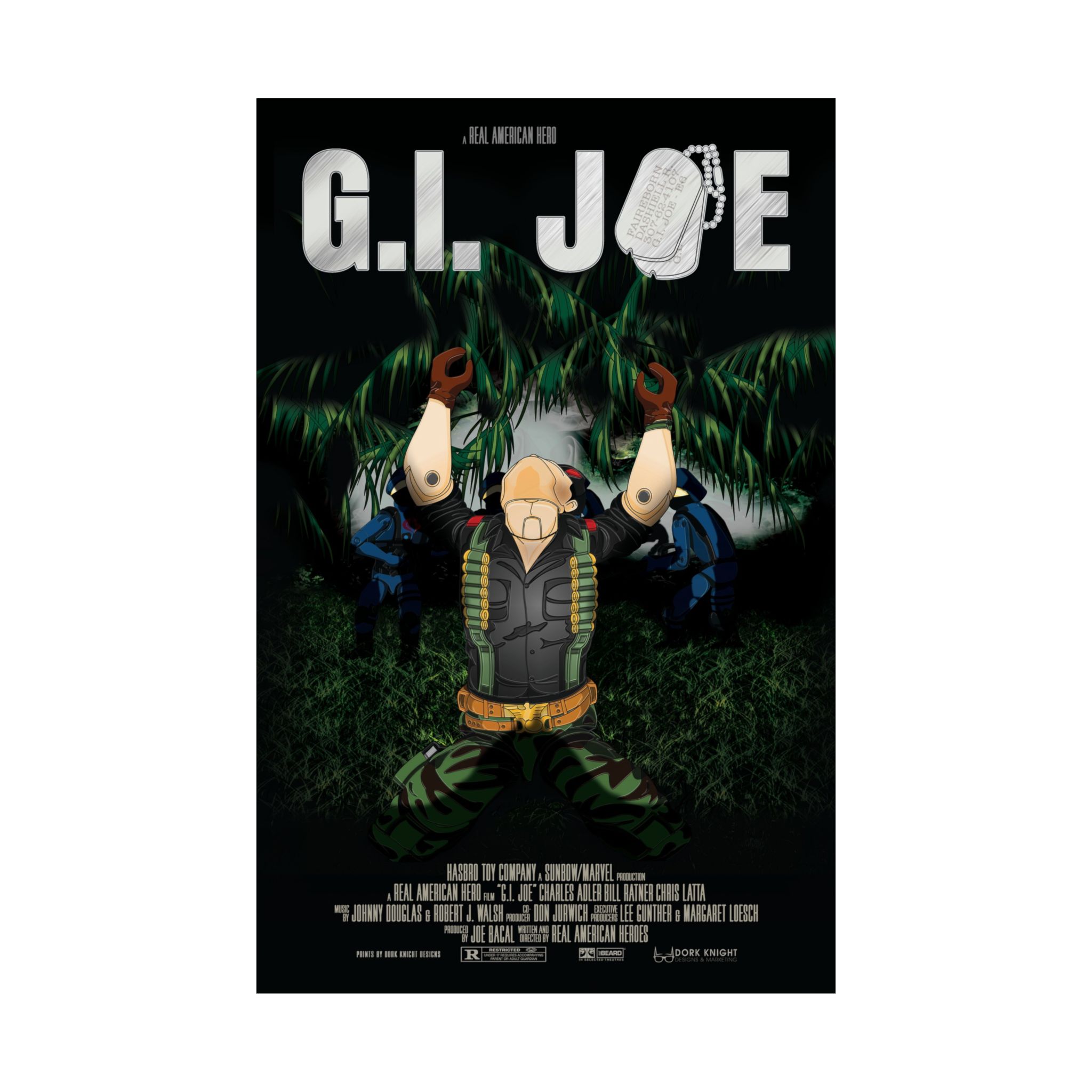 G.I. Joe Platoon Movie Poster | 11 x 17 or 24 x 36 Parody Wall Art - Image 10