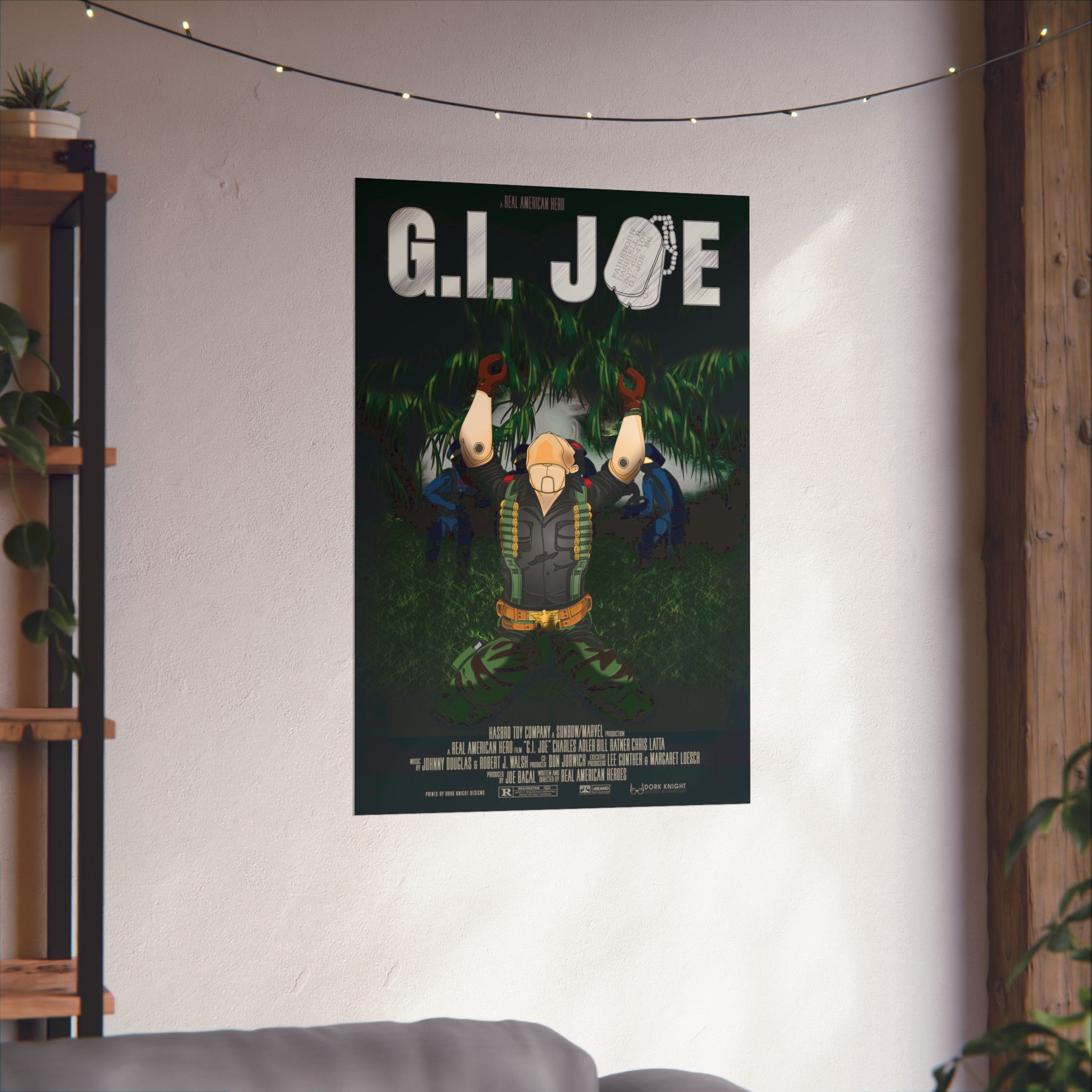 G.I. Joe Platoon Movie Poster | 11 x 17 or 24 x 36 Parody Wall Art - Image 6