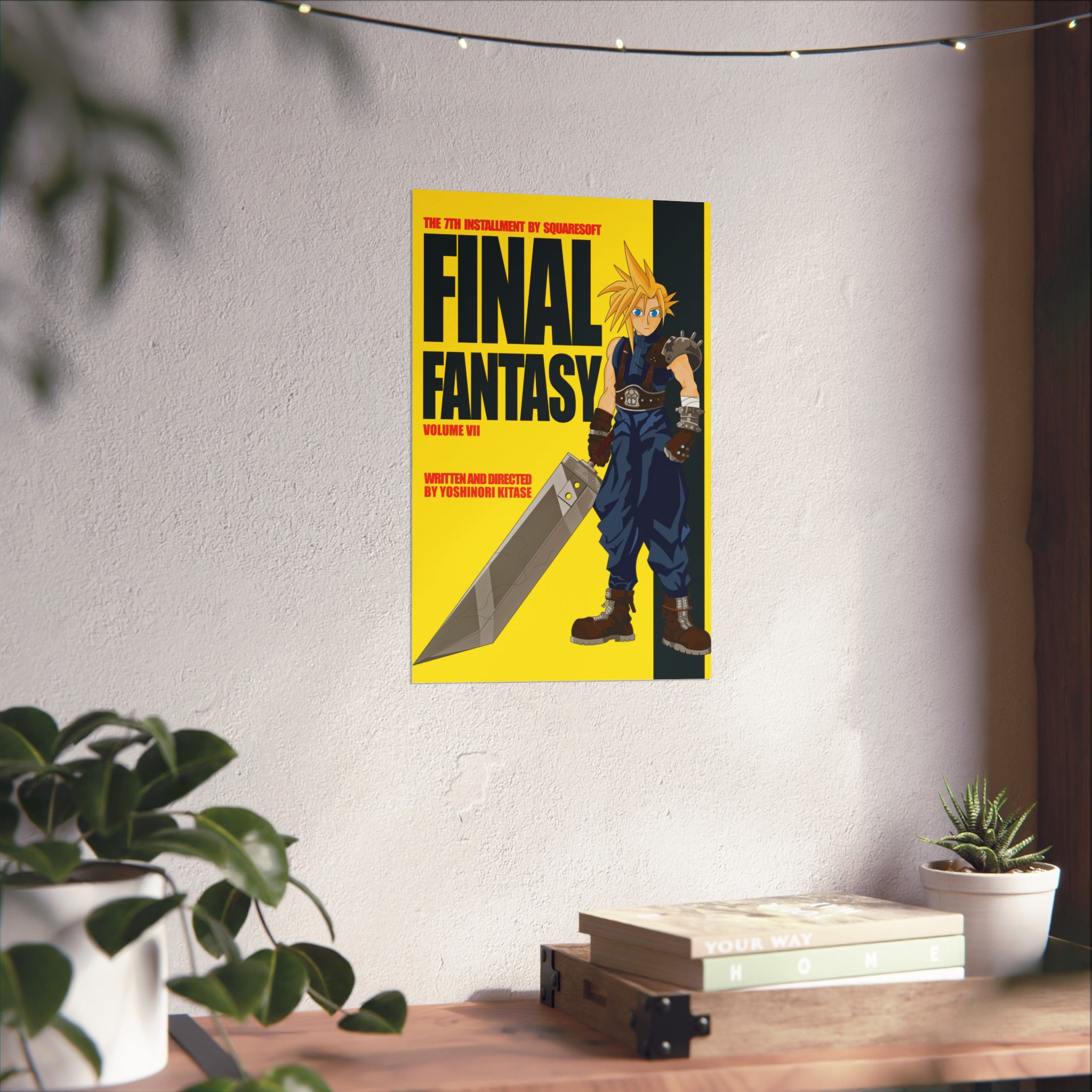 Final Fantasy VII × Kill Bill Vol 1 Movie Poster | 11 x 17 or 24 x 36 Parody Wall Art - Image 14