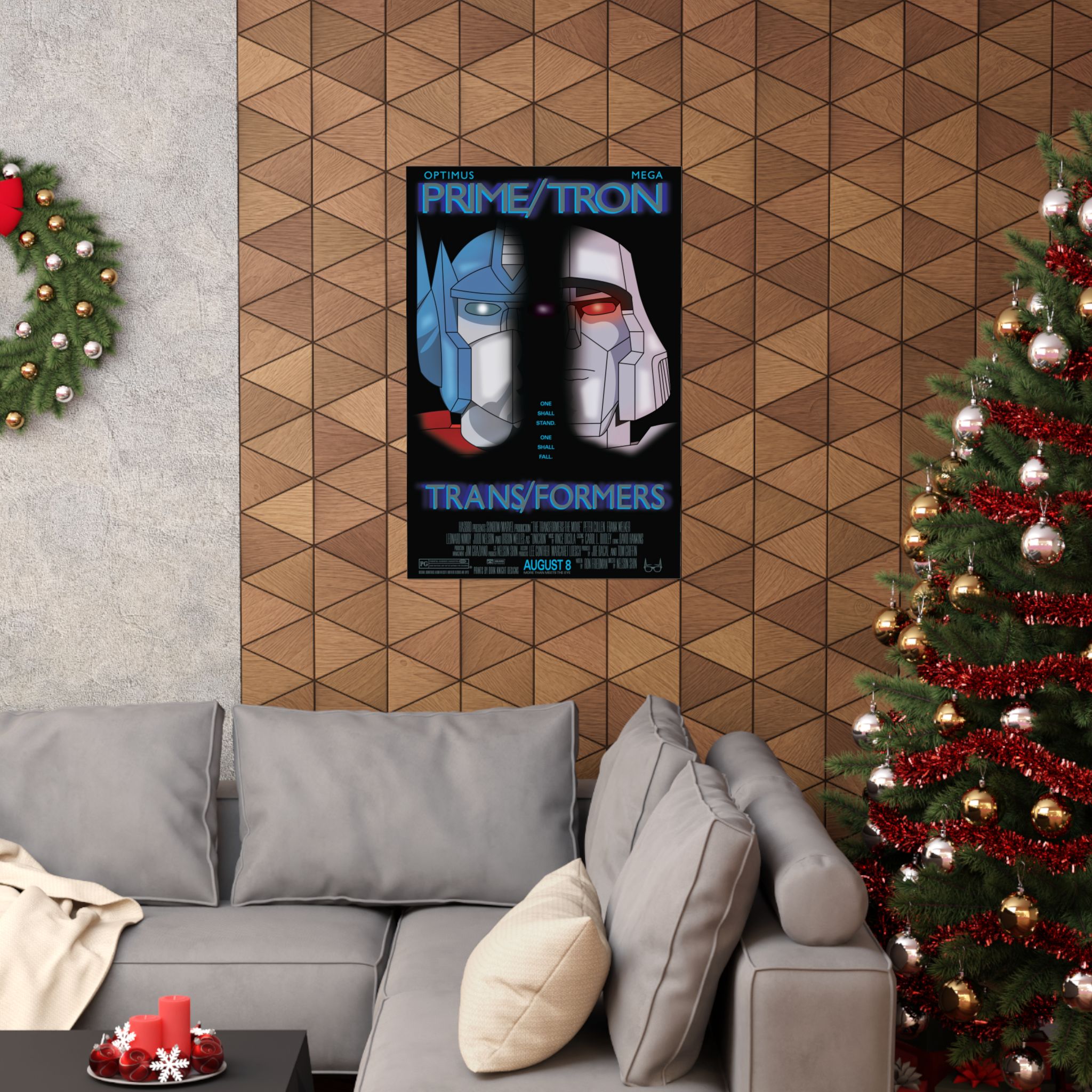 Face/Off × Transformers Movie Poster | 11 x 17 or 24 x 36 Parody Wall Art - Image 4