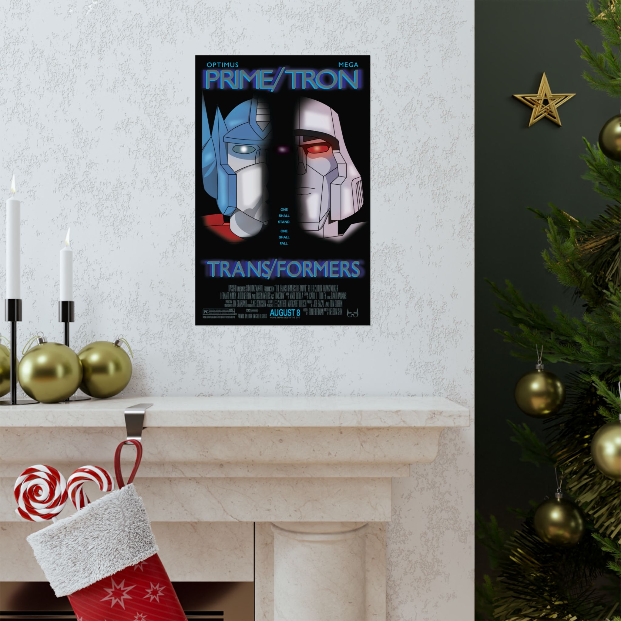 Face/Off × Transformers Movie Poster | 11 x 17 or 24 x 36 Parody Wall Art - Image 15