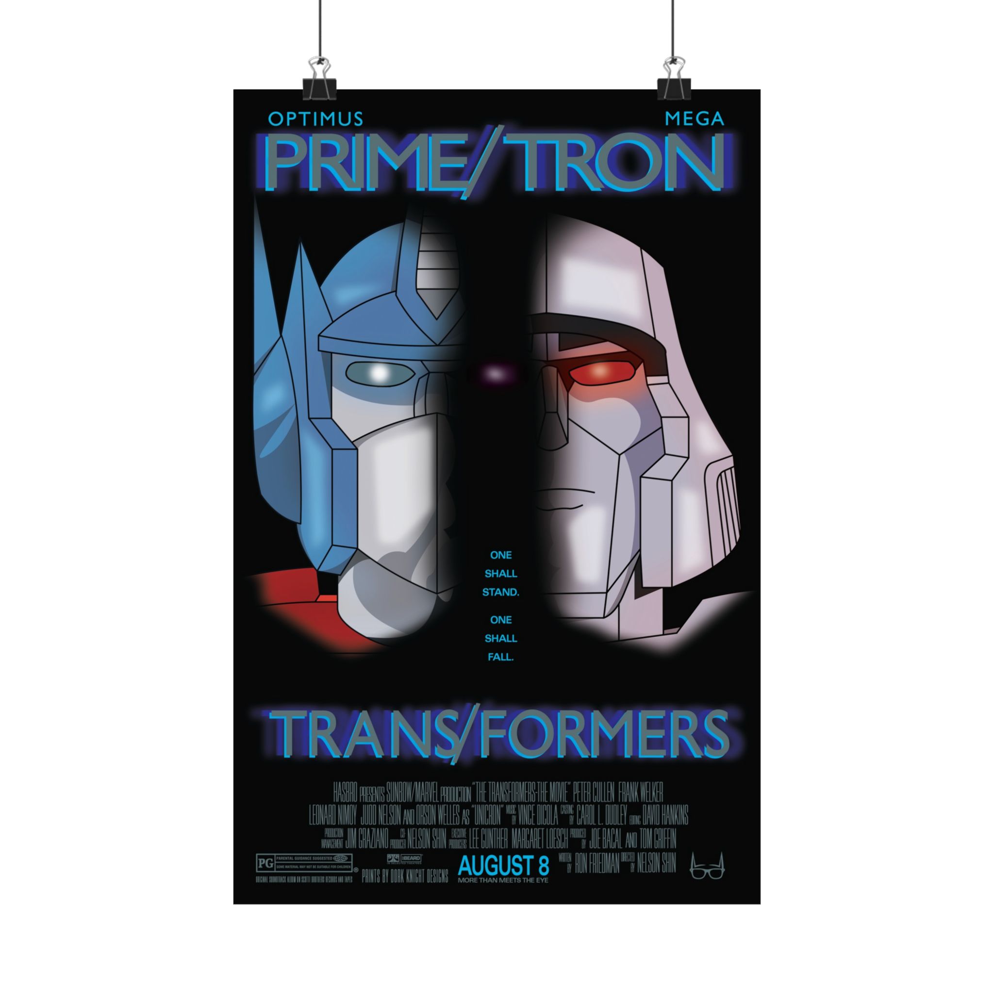 Face/Off × Transformers Movie Poster | 11 x 17 or 24 x 36 Parody Wall Art - Image 9