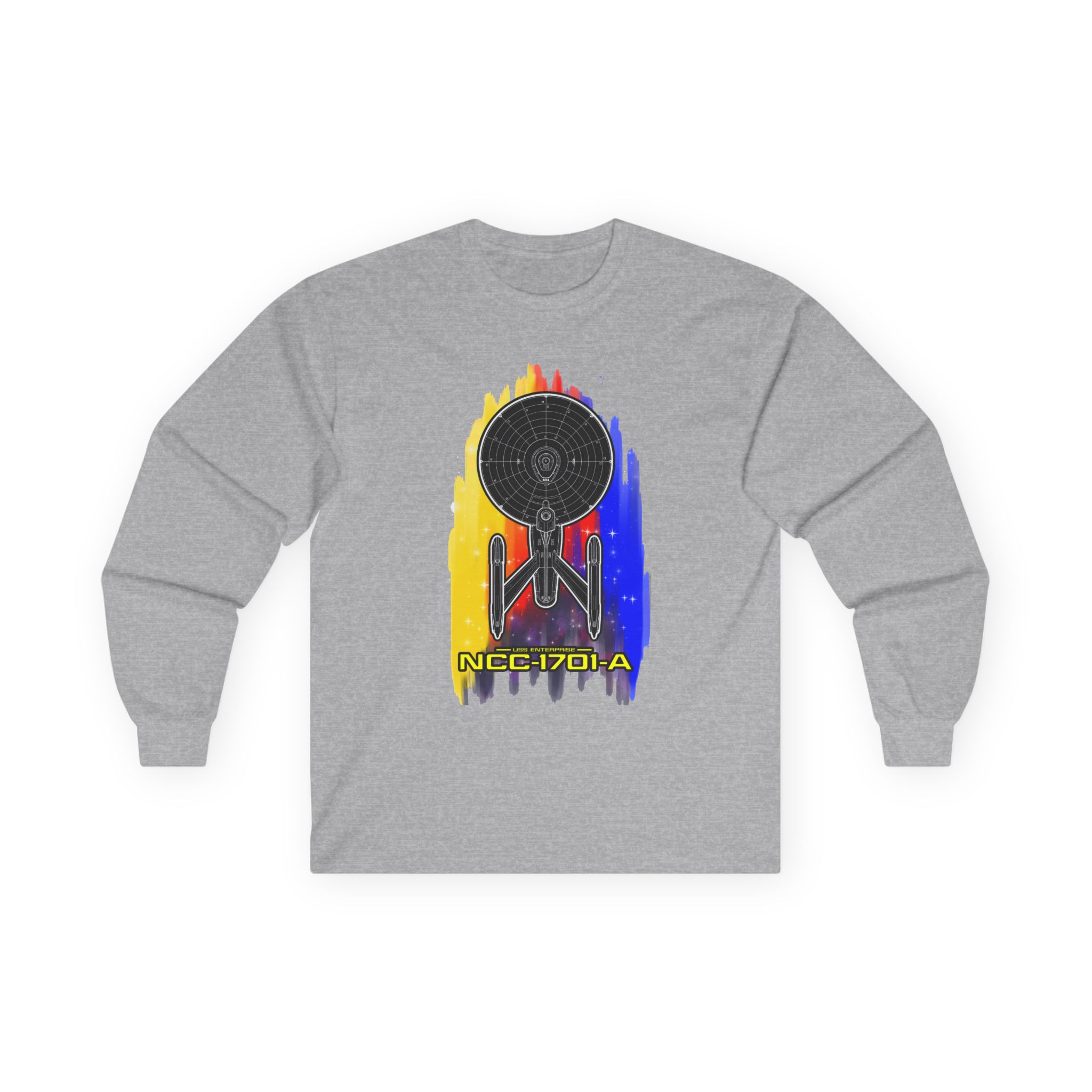 USS Enterprise NCC-1701-A Long-Sleeve T-Shirt | Star Trek Inspired Starship Graphic Shirt - Image 5