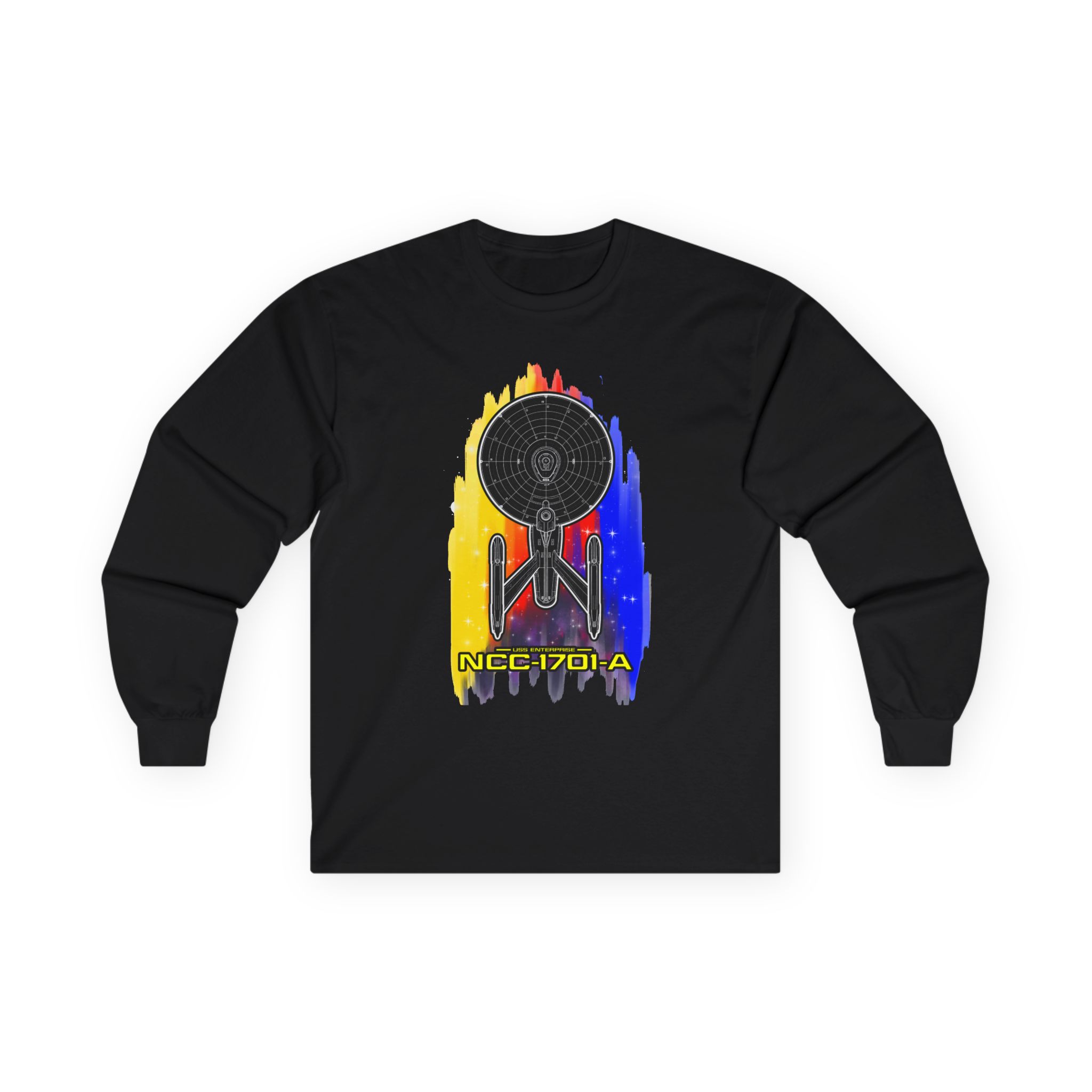 USS Enterprise NCC-1701-A Long-Sleeve T-Shirt | Star Trek Inspired Starship Graphic Shirt - Image 17