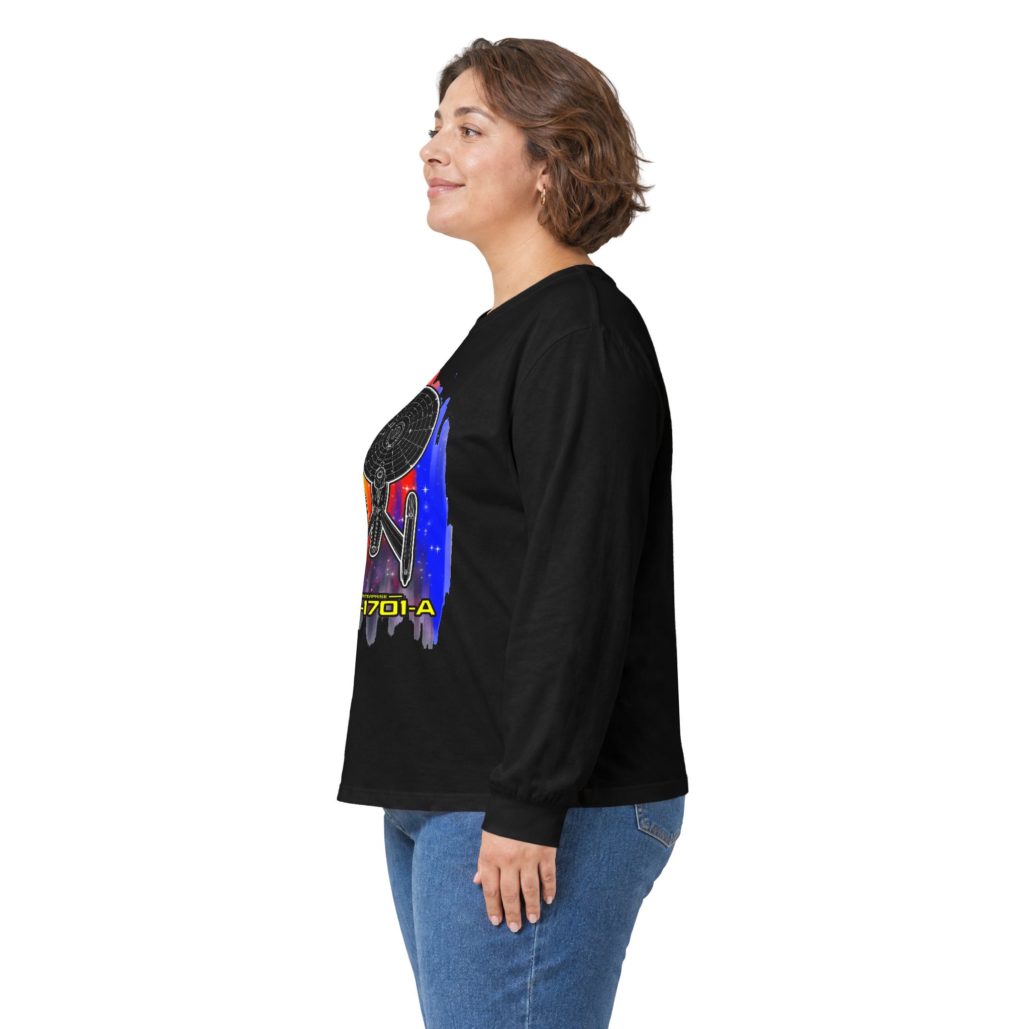 USS Enterprise NCC-1701-A Long-Sleeve T-Shirt | Star Trek Inspired Starship Graphic Shirt - Image 19
