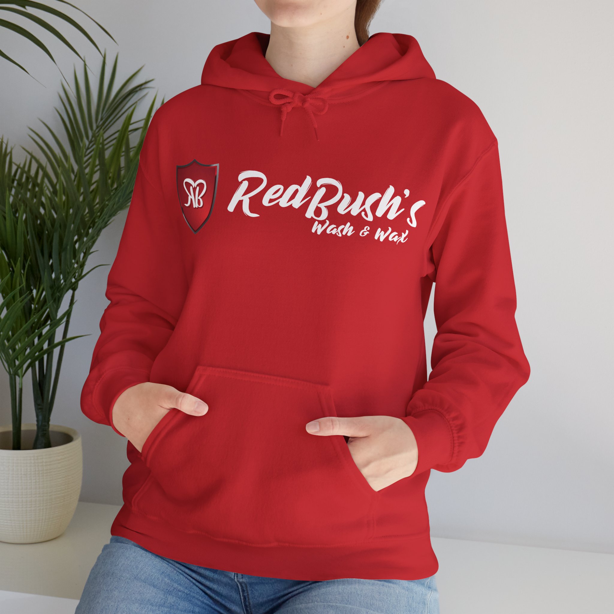 RedBush Wash & Wax Heavy Blend Team Pullover Hoodie - Image 11