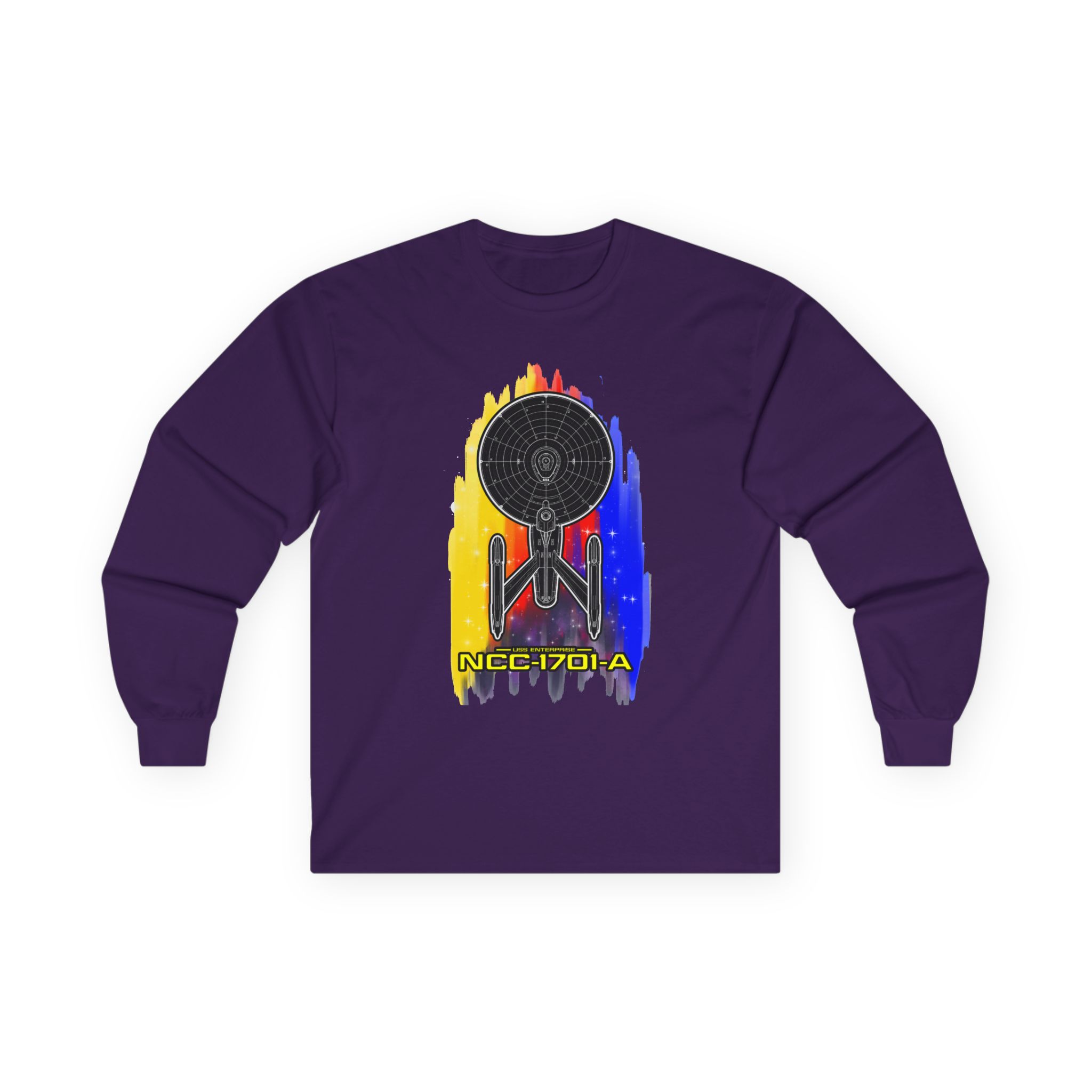USS Enterprise NCC-1701-A Long-Sleeve T-Shirt | Star Trek Inspired Starship Graphic Shirt - Image 70