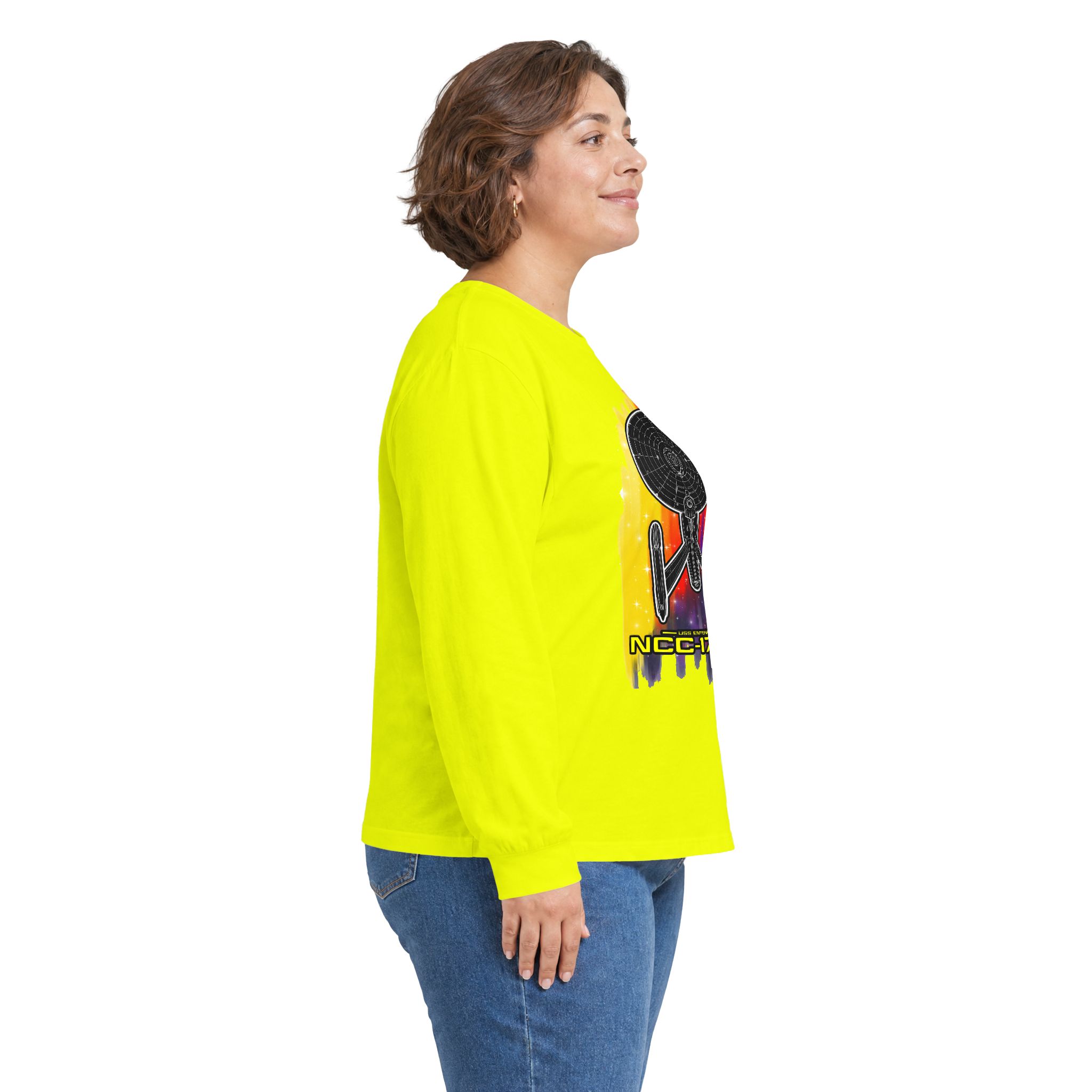 USS Enterprise NCC-1701-A Long-Sleeve T-Shirt | Star Trek Inspired Starship Graphic Shirt - Image 44