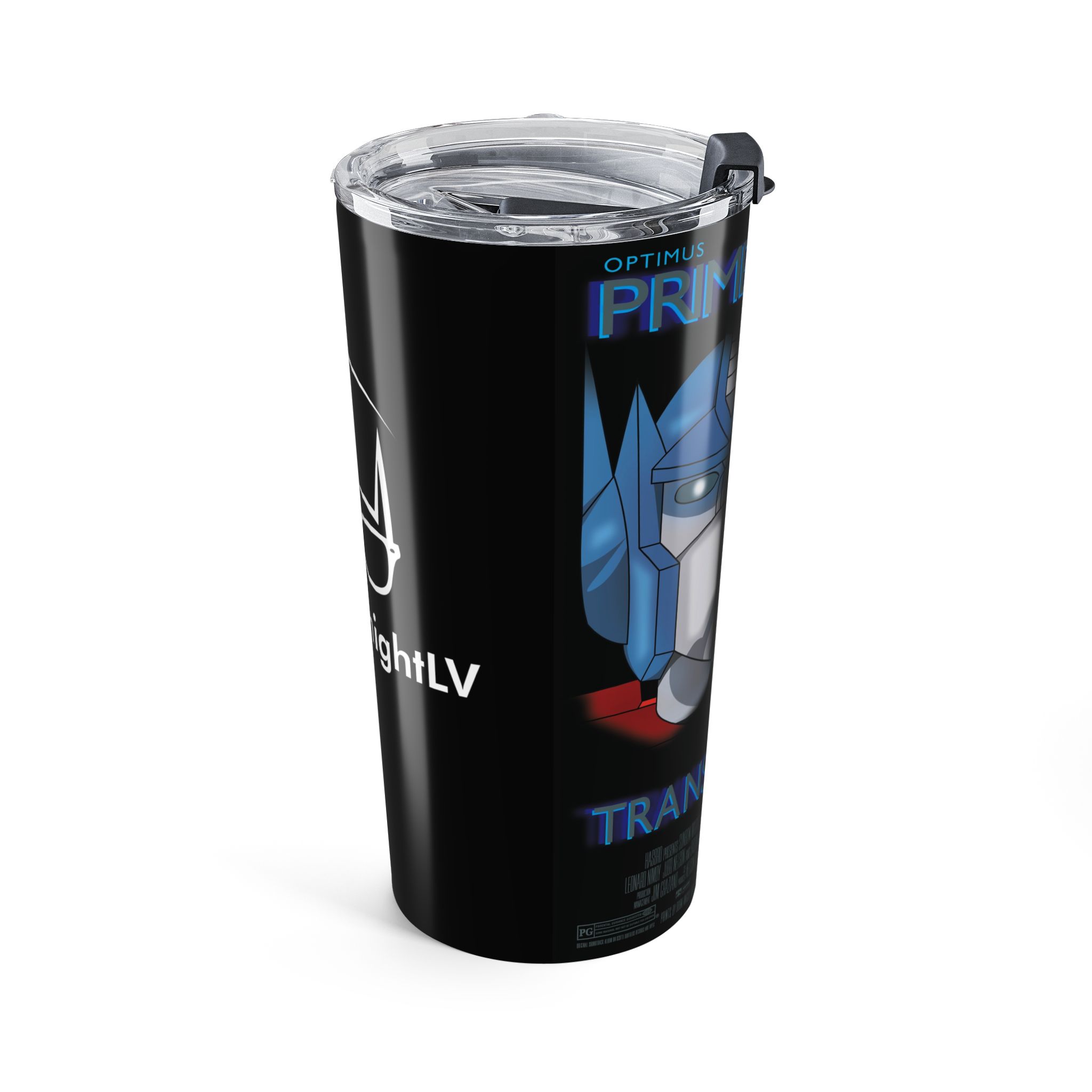 Face/Off × Transformers Movie Poster 20oz Tumbler - Image 3