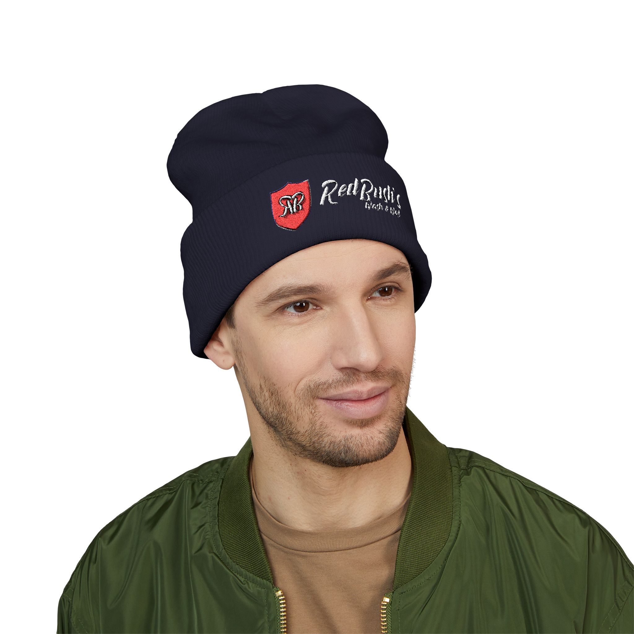 RedBush's Wash & Wax Team Embroidered Cuffed Beanie - Image 35