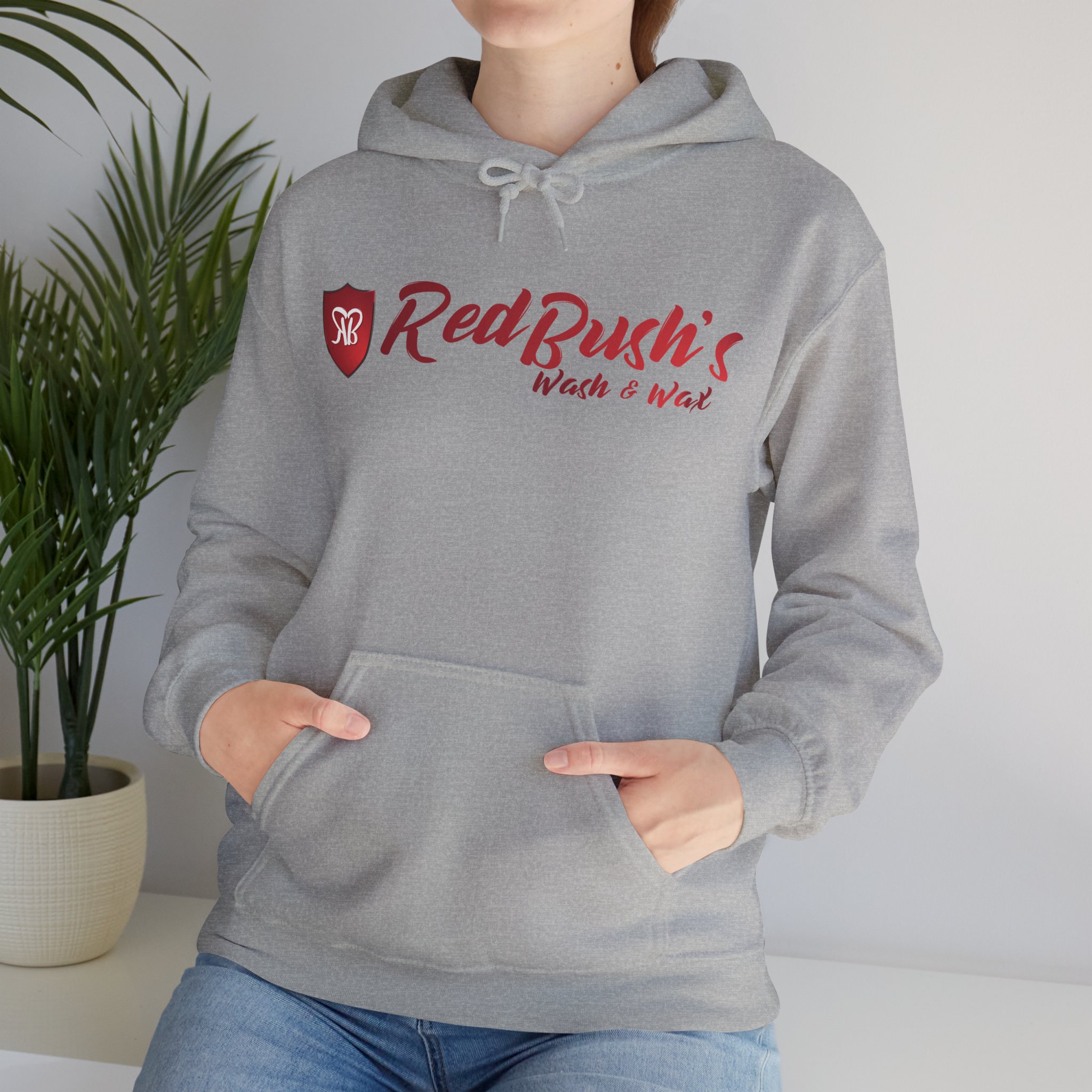 RedBush Wash & Wax Heavy Blend Team Pullover Hoodie - Image 55