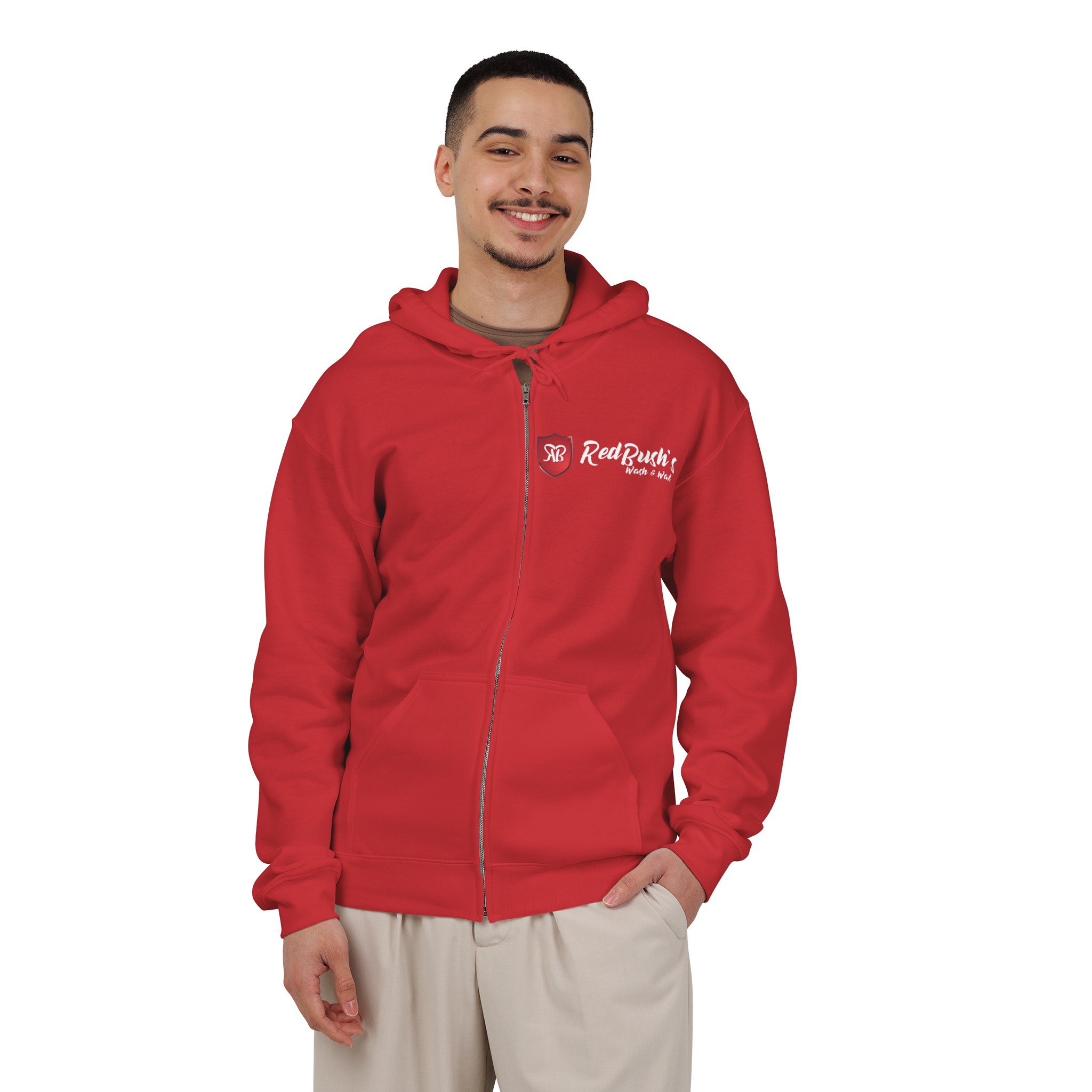 RedBush Wash & Wax Team Full-Zip Hoodie - Image 3