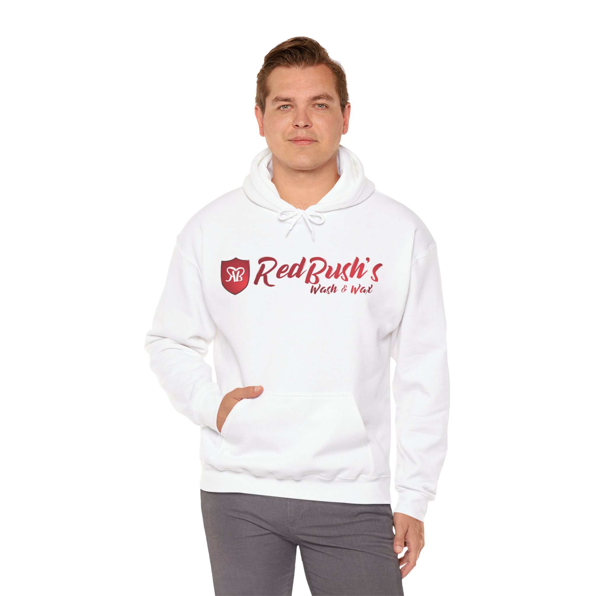 RedBush Wash & Wax Heavy Blend Team Pullover Hoodie - Image 20