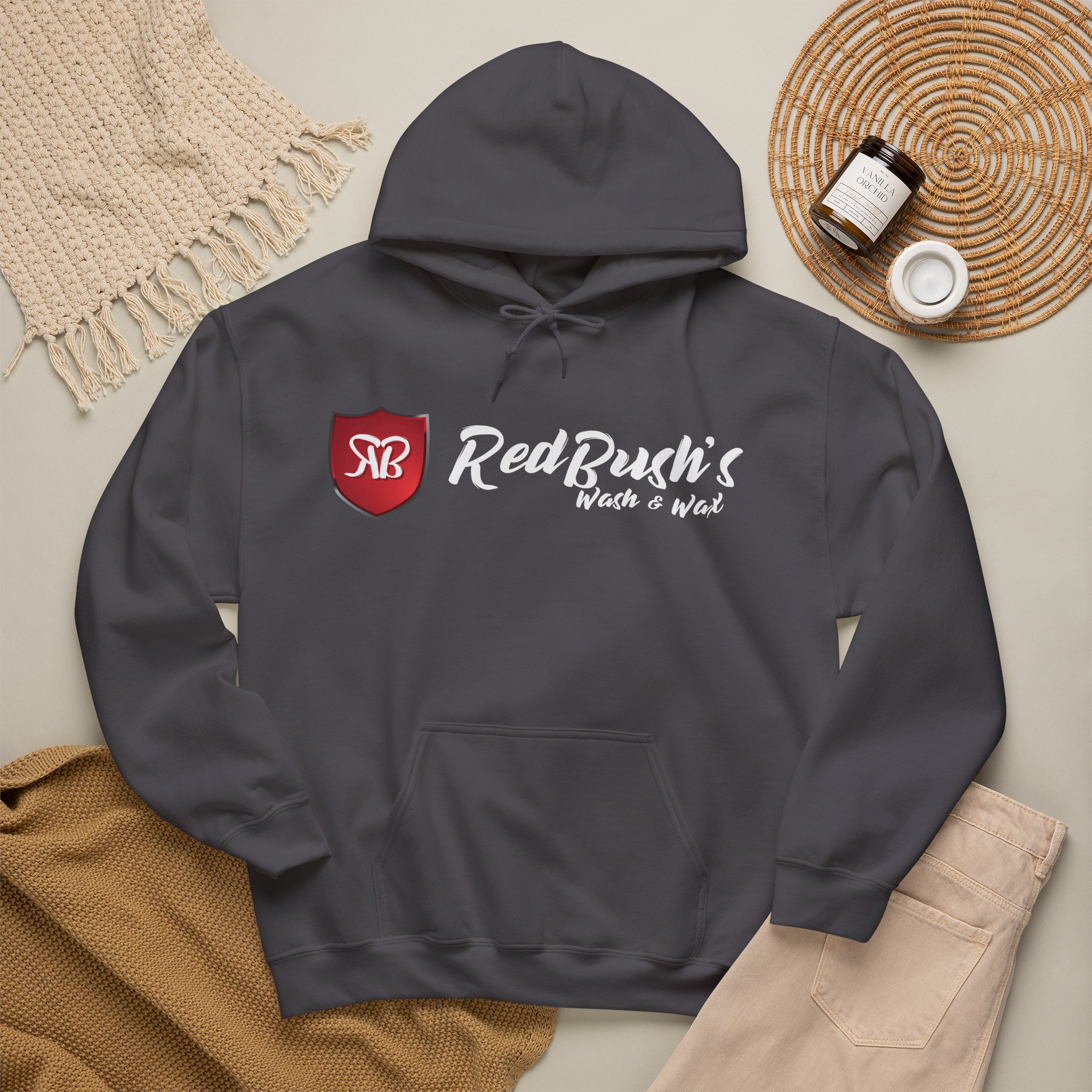 RedBush Wash & Wax Heavy Blend Team Pullover Hoodie - Image 70