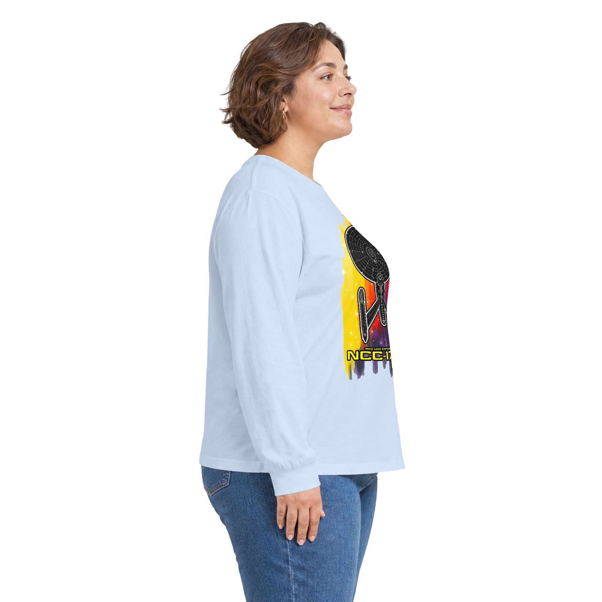 USS Enterprise NCC-1701-A Long-Sleeve T-Shirt | Star Trek Inspired Starship Graphic Shirt - Image 54