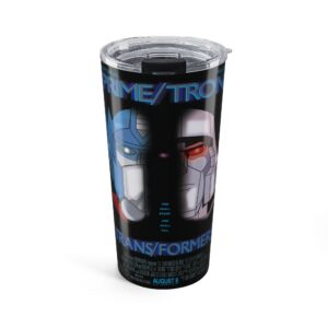 Face/Off × Transformers Movie Poster 20oz Tumbler