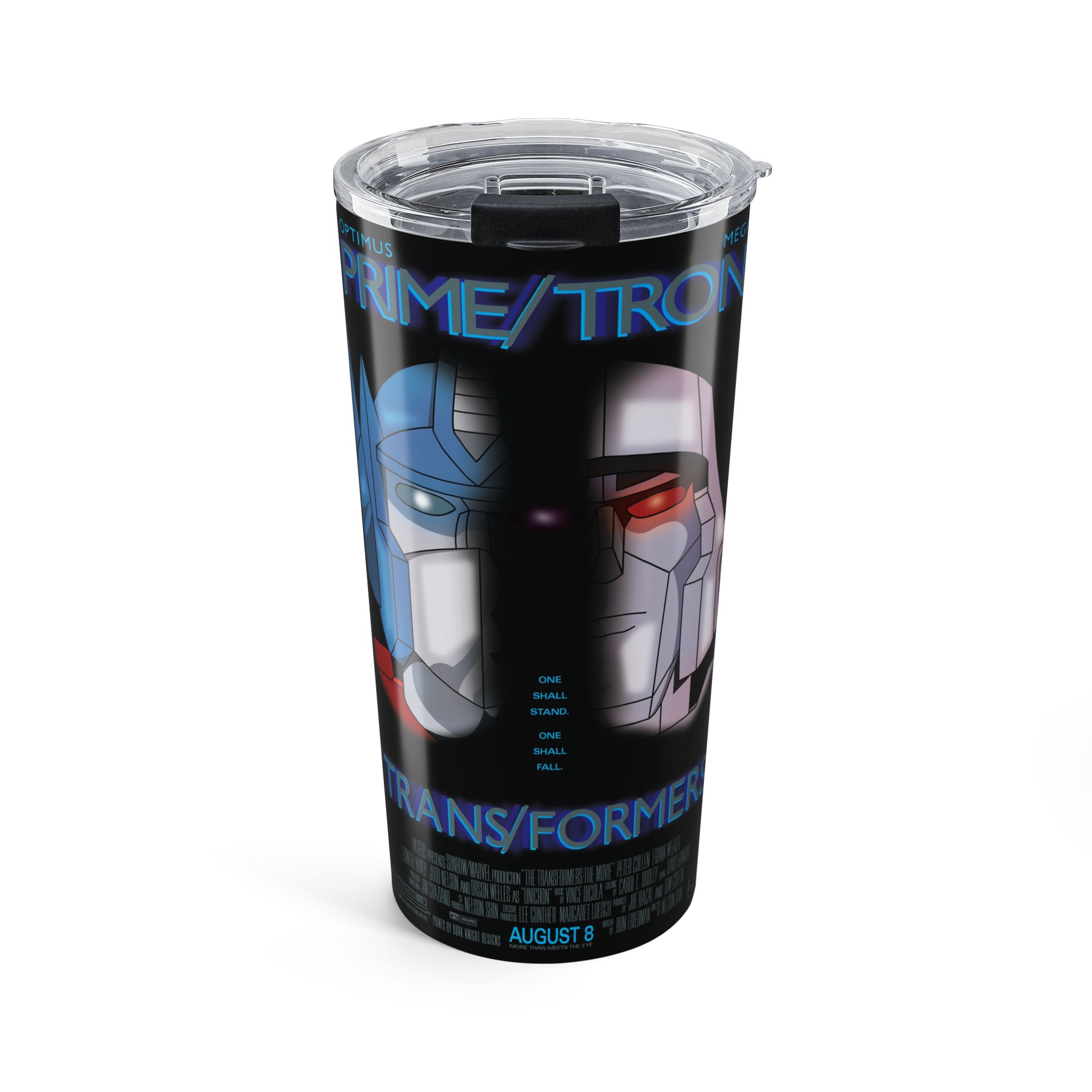 Face/Off × Transformers Movie Poster 20oz Tumbler