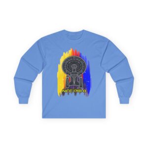 USS Enterprise NCC-1701-D Long-Sleeve T-Shirt | Star Trek: The Next Generation Inspired Starship Shirt