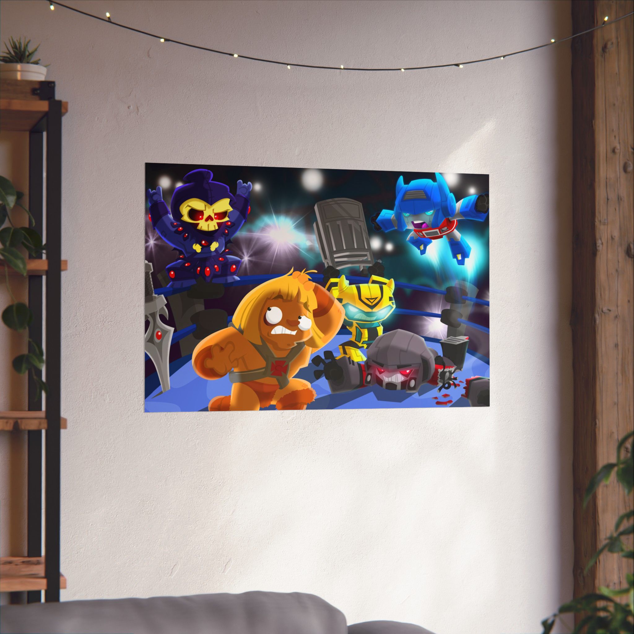 Main Event Mayhem: Transformers × Masters of the Universe Wrestling Poster - Image 14