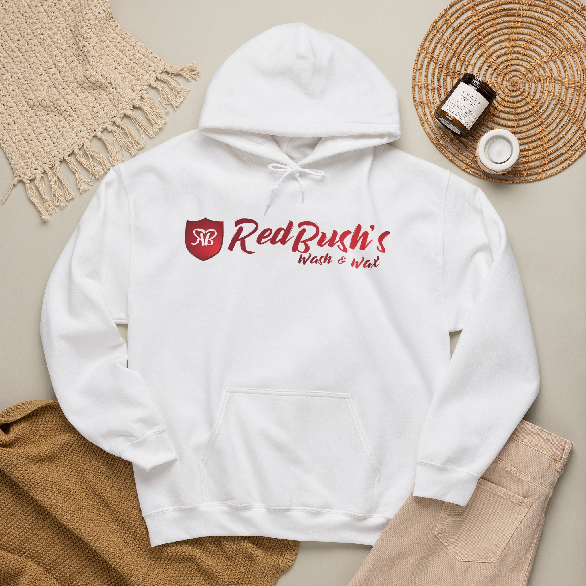 RedBush Wash & Wax Heavy Blend Team Pullover Hoodie - Image 15