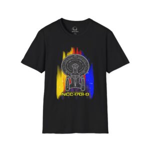 USS Enterprise-D Schematic T-Shirt | Star Trek: The Next Generation Inspired Graphic Tee